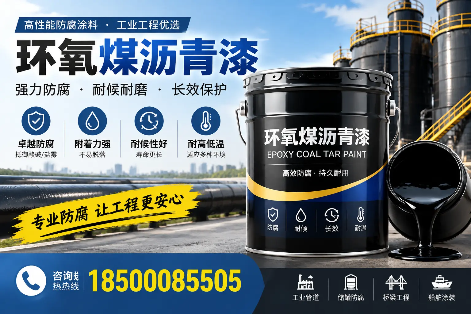 环氧煤沥青漆的施工方法与注意事项,确保在广州顺利完成